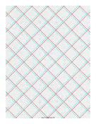 3D Paper - 10x10 Grid with Large Offset paper