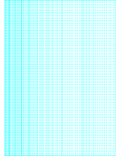 Semi-log paper: 60 Divisions (Long Axis) by 1-Cycle paper