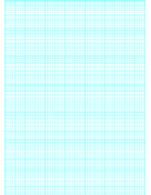 Semi-log paper: 70 Divisions 5th, 10th Accent by 7-Cycle paper