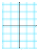 Axis Graph Paper 0.25 Inch paper