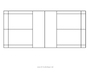 Badminton Court Diagram paper