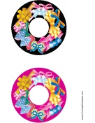 Bows CD-DVD Labels paper