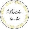 Bride-To-Be Gift Tags paper