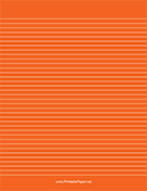 Bright Orange Lined Paper White Lines paper
