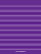 Bright Violet Lined Paper White Lines A4 paper