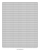 Calendar - 1 Month by Days - 100 Divisions with Index Lines paper