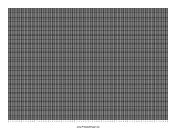 Calendar - 1 Year by Days - 250 Divisions with Index Lines - Landscape paper