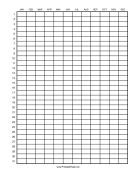 Calendar - 1 Year by Month paper