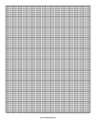 Calendar - 1 Year by Weeks - 100 Divisions with Index Lines paper