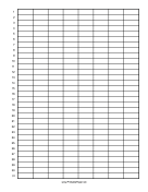 Calendar - Day by Month paper