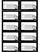 Cat Luggage Tag paper