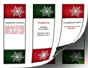 Christmas Brochure-Trifold paper