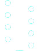 Circular Percentage - 1 inch paper