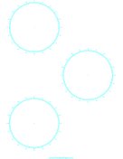 Circular Percentage - 3 inch paper