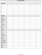 Clue Scoresheet paper