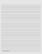 Lined Paper - Light Gray - Medium Black Lines paper