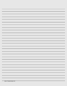 Lined Paper - Light Gray - Wide Black Lines paper