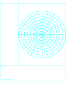 Cornell Note Paper with Polar Grid paper