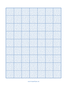 Cross-stitch 25 Lines per Inch paper
