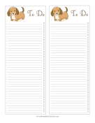 Dachshund Puppy  paper