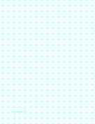 Diagonals Left With Half-Inch Grid paper