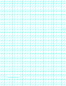 Diagonals Left With Third-Inch Grid paper