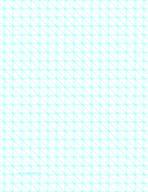 Diagonals Right With Half-Inch Grid paper
