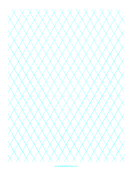 Diamond Graph Paper 1 Inch paper