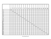 Distance Grid paper