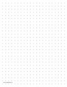 Dot Paper with one dot per centimeter spacing on letter-sized paper paper