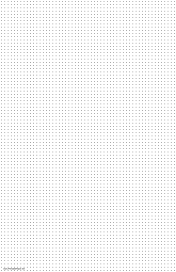 Dot Paper with five dots per inch spacing on ledger-sized paper paper