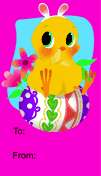 Easter Chick paper