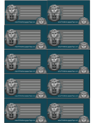 Egyptian Luggage Tag paper