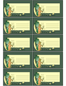 Fairy Luggage Tag paper