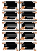 Football Luggage Tag paper