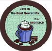 Hot Cocoa Mix (Round) Canning Label paper