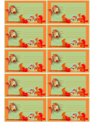 Goldfish Luggage Tag paper