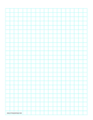 Grid Portrait Letter 1 cm paper