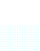 Half Blank Half Graph Paper 2 Per Inch paper