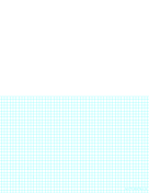 Half Blank Half Graph Paper 6 Per Inch paper