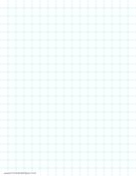 Half Inch Graph Paper paper