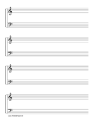 Hymn Manuscript Music Paper paper