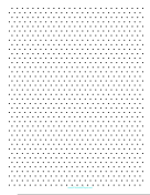Isometric Dots 1 cm Ledger paper