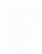 Isometric Dots Half Inch Ledger paper