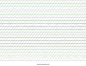 Italic Guide Paper - Landscape paper