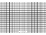 Knitting Graph - A4 - landscape paper