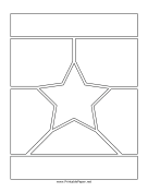 Manga Page With Star paper