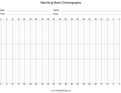 Marching Band Choreography paper