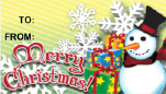 Merry Christmas Snowman paper