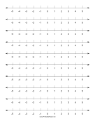 Numberline-Horizontal paper